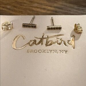 Catbird Black Diamond Fairy Light Studs